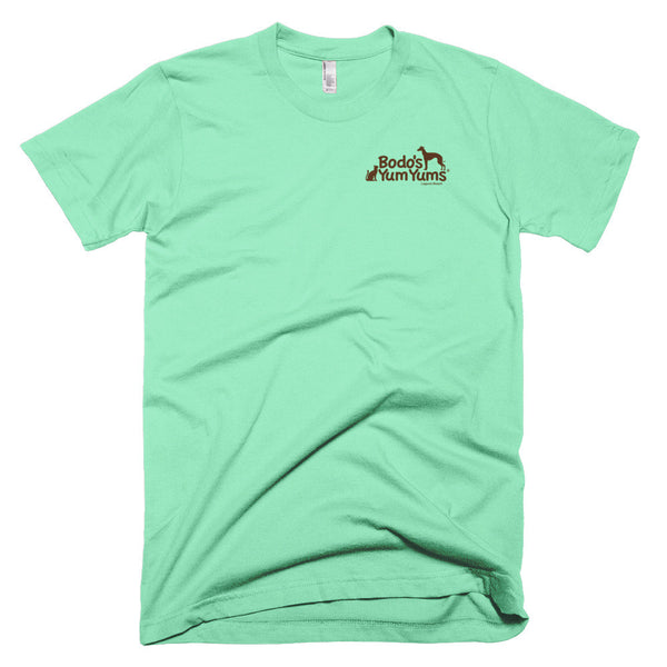 Men's American Apparel Fine Jersey T-Shirt Brown Print