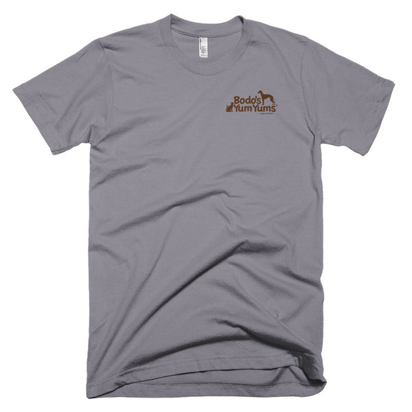Men's American Apparel Fine Jersey T-Shirt Brown Print